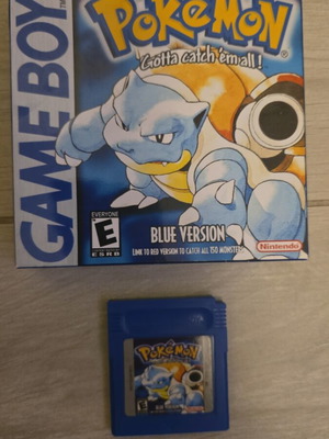 Pokemon Blue reproduction Game Boy game
