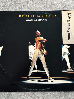 Freddie Mercury Living On My Own 12'' Maxi Single used, electronic