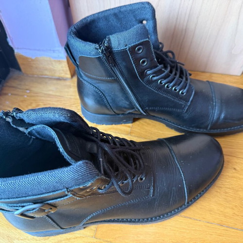 Jack & Jones black boots size 42 like new