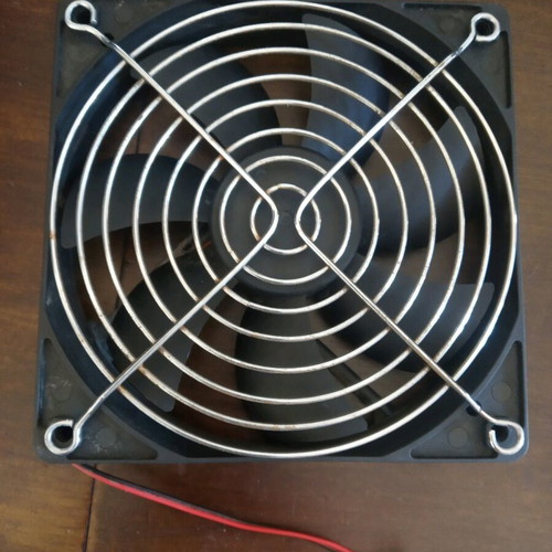 Computer fan used 1350 rpm 120 mm with grill