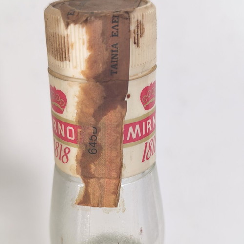 Smirnoff Red Label Vodka vintage, used, 70cl 40% alcohol