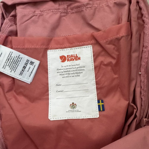 Fjällräven Kånken Classic backpack used, pink