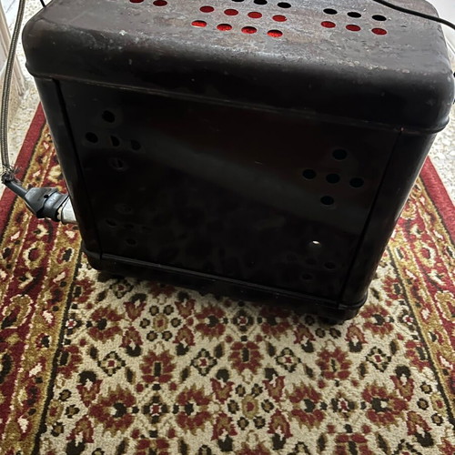 Antique heater used from 1950 in working condition