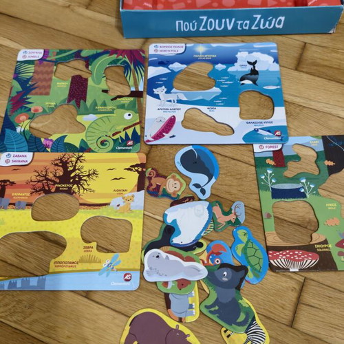 Where Animals Live Educational Game like new