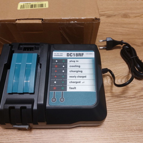 Makita LXT DC18RF Fast Charger and 18V 5.5Ah BL1855B Battery New
