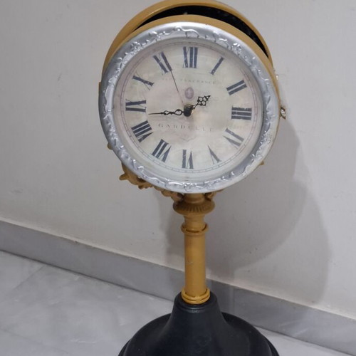 Double-Sided Station Table Clock like new, vintage style, 60 cm height