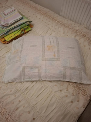 Pillow with cover used, size 50×70, 100% cotton cover