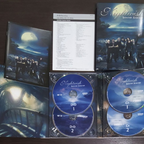 Nightwish Showtime, Storytime 2xDVD + 2xCD Japan Edition like new