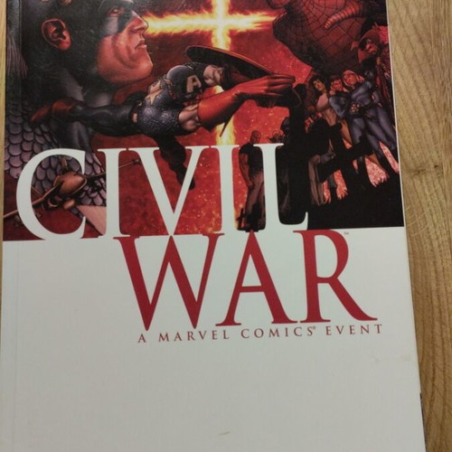 Marvel Civil War softcover comic collection