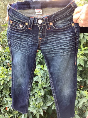 True Religion дънки употребявани, размер 25 Small, синьо