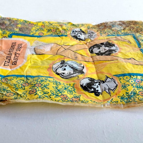 Sears Ultra Sheer Panty Hose packaging used, 1960s vintage