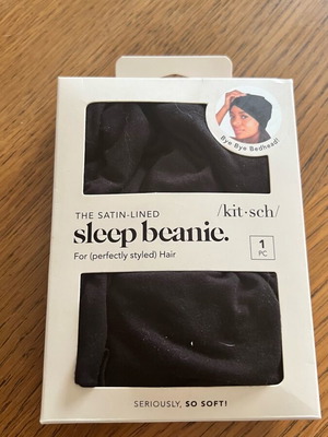 Kitsch Sleep Beanie καινούργιο, σκουφάκι για τον ύπνο μαύρο