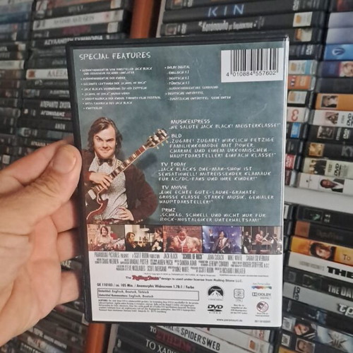 School of Rock DVD used, original collectible with Greek subtitles