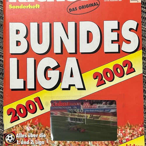 KICKER Annual Almanac 2001-2002, Bundesliga Magazine