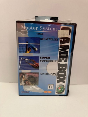 Sega Master System Game Box 4 Mega sealed, rare Tec Toy Brazil edition