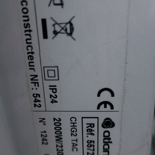 Atlantic 2000W and Airlec 1500W heaters like new