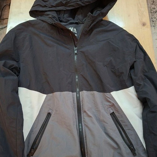 Zara jacket for boys 11-12 years like new, black and gray