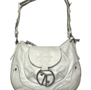 Coccinelle white leather crossbody
