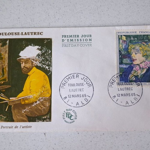 France 1965 Toulouse-Lautrec First Day Cover new
