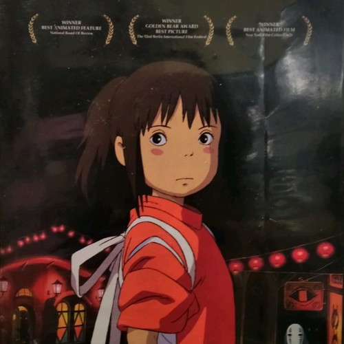 Spirited Away VHS used, English language, subtitles