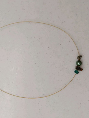 Necklace used with small stones