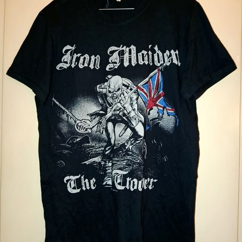 Iron Maiden The Trooper T-shirt size M like new, black