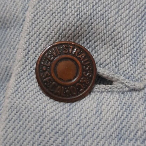 Levi's 70503 04 vintage denim jacket, size L, light blue