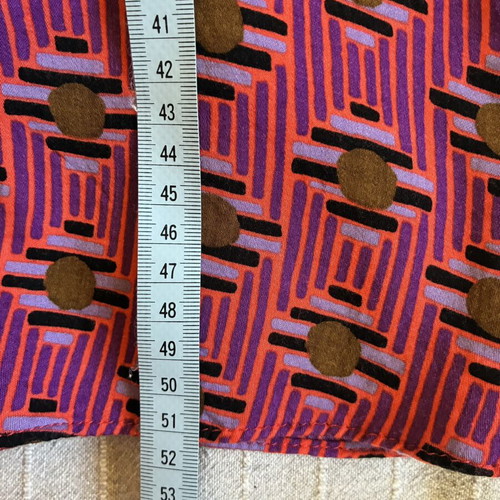 Zara TRF shirt with retro optical geometric print, excellent like-new condition