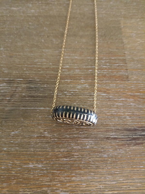Handmade steel necklace