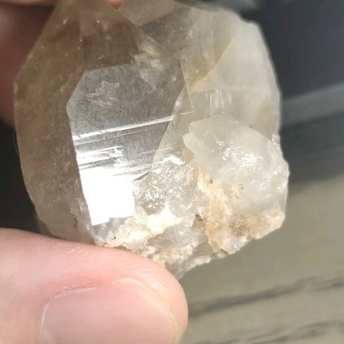 Smoky quartz new from Penteli