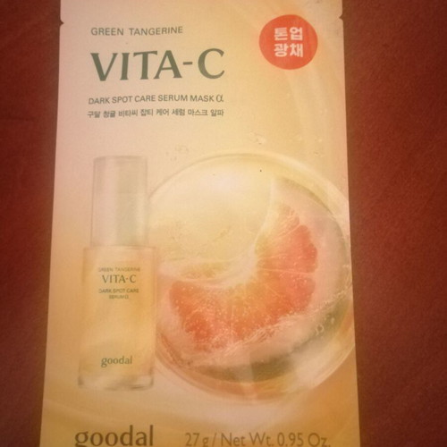Goodal Green Tangerine Vita C Dark Spot Care Serum Mask Alpha new