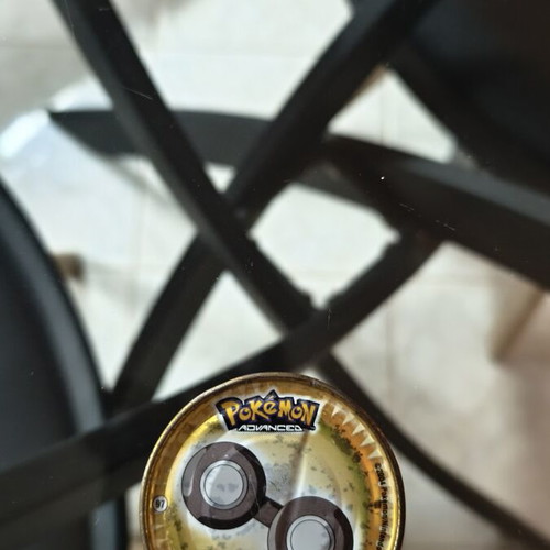 Pokemon Advanced Metal Tags used with some wear