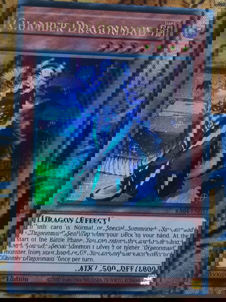 Chamber Dragonmaid (Ultra Rare, Yugioh)