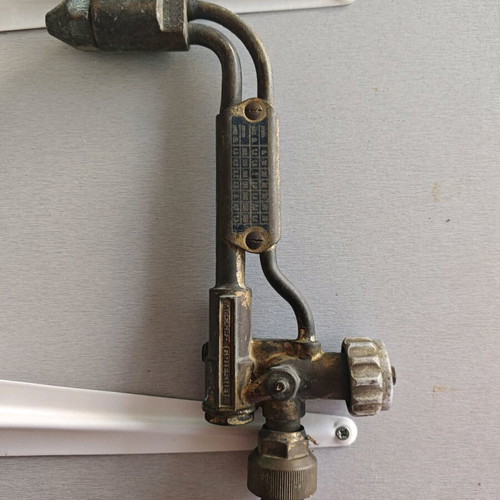 Oxygen cutter used, brass