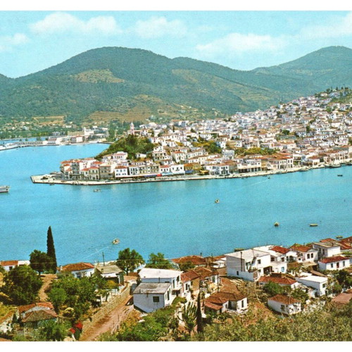 Collectible postcards used, pack of 10, 1970-80