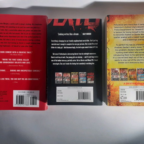 Dexter trilogy by Jeff Lindsay like new, English