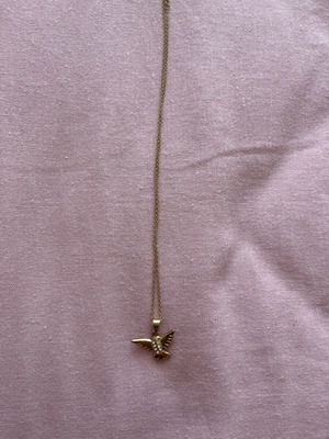 Necklace stainless steel like new, does not tarnish