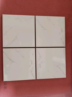 Διακοσμητικά πλακάκια 10×10 εκ. νέα, λευκό μαρμάρινο εφέ, γυαλιστερά