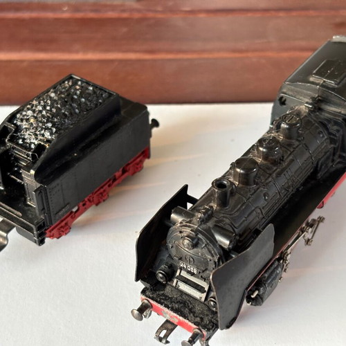 Marklin train with tracks and coal wagon, code 3003, circa 1960 collectible