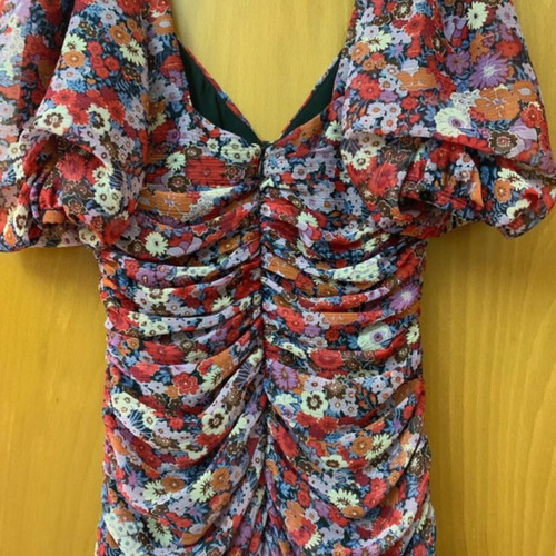 Zara mini dress like new, colorful, size small