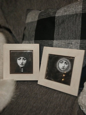 Fornasetti trays at a final price of 78 euros
