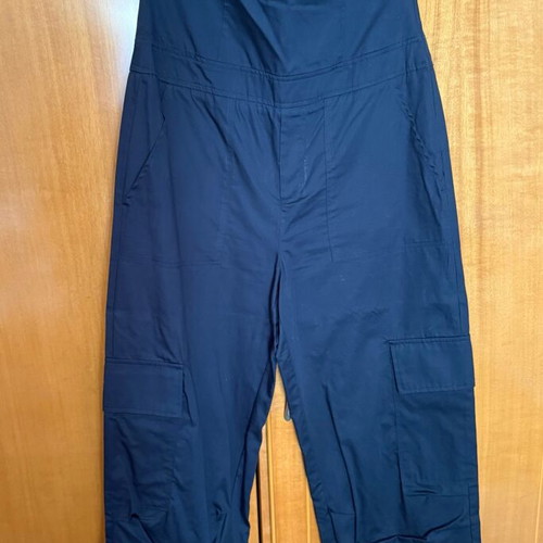 Zara one-piece jumpsuit new, black, with cargo pants and zipper