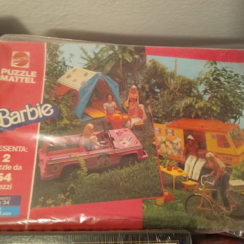 Παζλ Barbie vintage διπλό καινούργιο, κλειστό