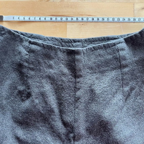 Wool high-waisted pants used, size XS