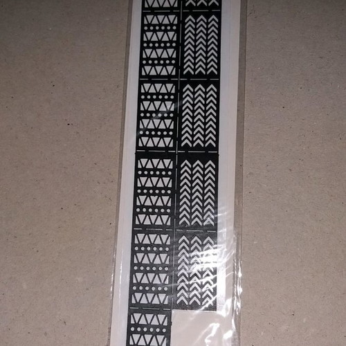 Nail design tapes for creating patterns