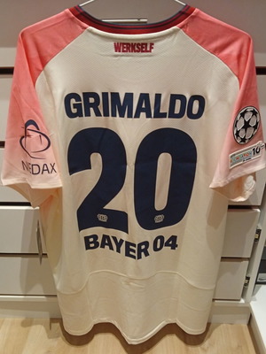 Bayer 04 Leverkusen FC 2025/26 Away Jersey Grimaldo 2XL New Authentic