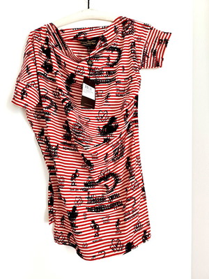Vivienne Westwood Anglomania top new, 100% cotton, size L