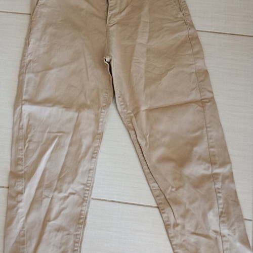 United Colors of Benetton men's pants used, blue denim and beige chino, size M
