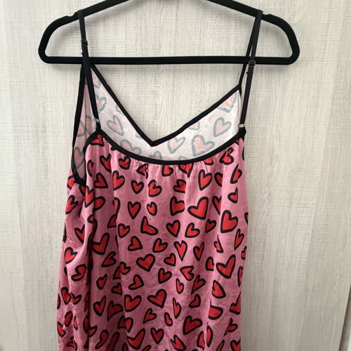Tati dress with hearts one size like new by Karavan