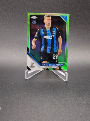 2021 Chrome UEFA Champions League Green Ignace Van der Brempt #156 Rookie RC used